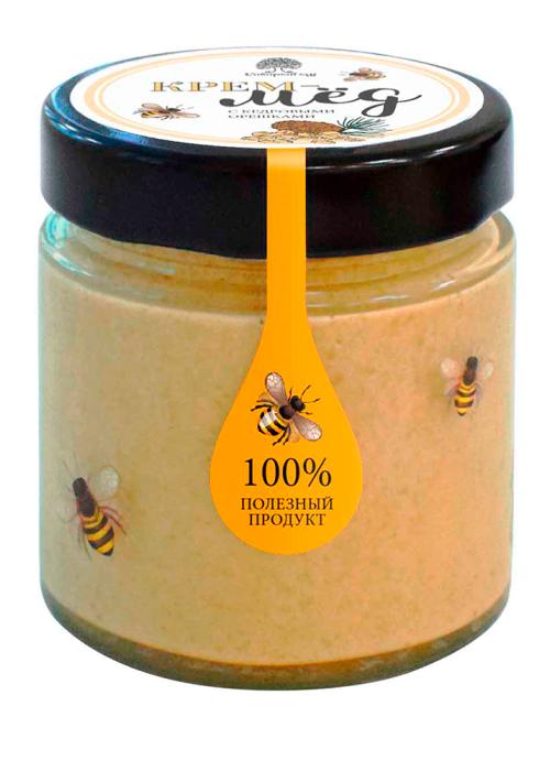 Крем-мёд с кедровым орехом, 180 г