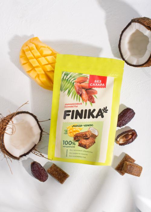 Финиковые конфеты ‎Finika кокос-манго, 150 г