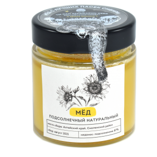 Мёд подсолнечный алтайский