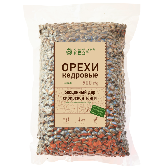 ★ Москва ★ Орех кедровый в скорлупе, 900 г