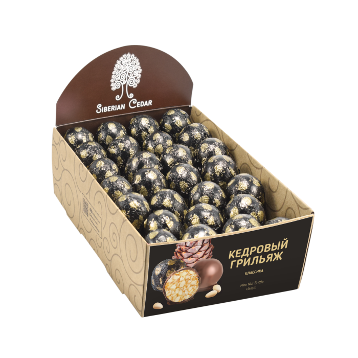 ★ Кедровый грильяж классический, 540 г | шоу-бокс