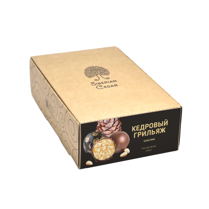 ★ Кедровый грильяж классический, 540 г | шоу-бокс