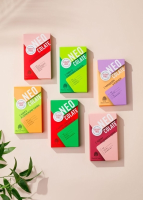 Шоколад без сахара NEOcolate ассорти, 180 г — 6 вкусов