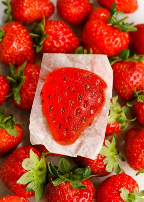 Мармелад «Ягодень» клубничный с семенами чиа, 140 г