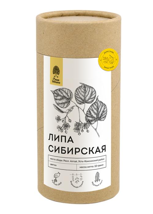 Чайный напиток «Липа Сибирская», 10 г | тубус