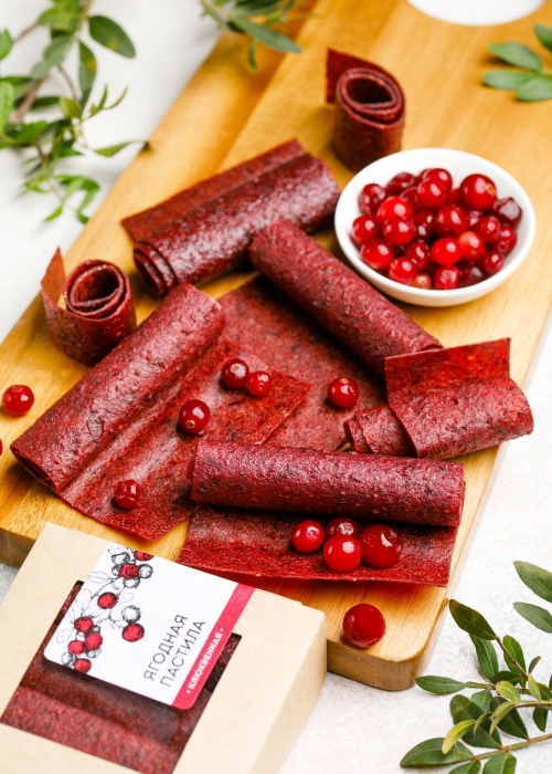 ★ Москва ★ Ягодная пастила клюквенная, 100 г
