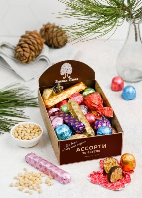 Ассорти 30 вкусов, 585 г | шоу-бокс