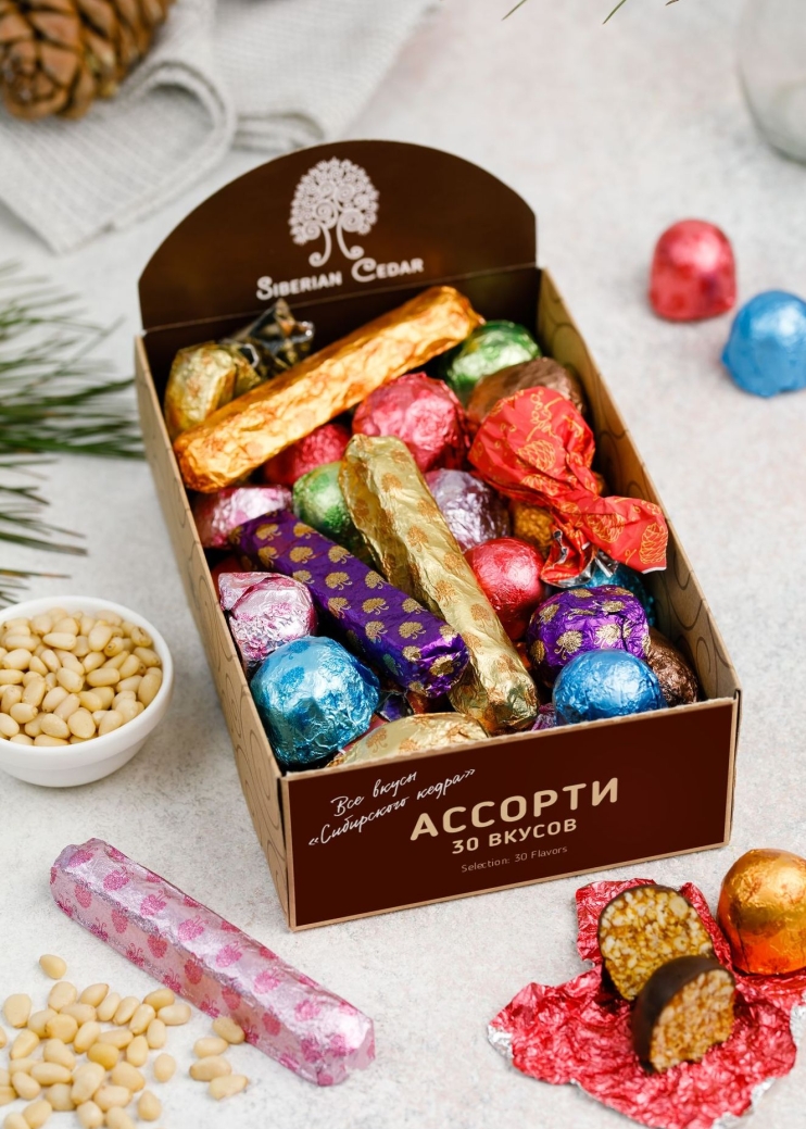 Ассорти 30 вкусов, 585 г | шоу-бокс