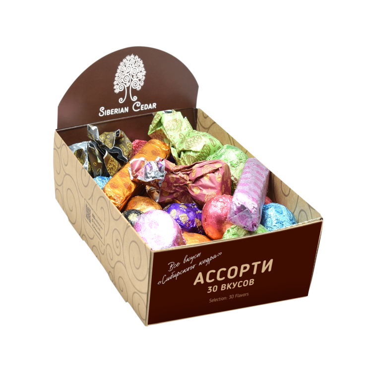 Ассорти 30 вкусов, 585 г | шоу-бокс