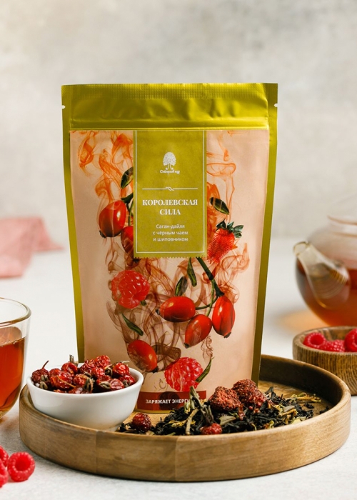 ★ Москва ★ Чайный напиток Саган-дайля с чёрным чаем и шиповником, 50 г