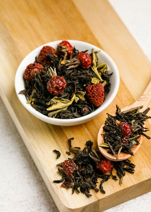 ★ Москва ★ Чайный напиток Саган-дайля с чёрным чаем и шиповником, 50 г