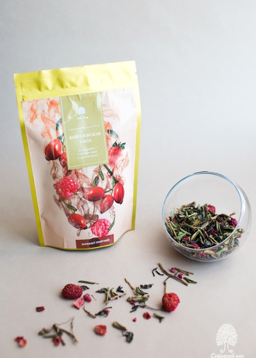 ★ Москва ★ Чайный напиток Саган-дайля с чёрным чаем и шиповником, 50 г