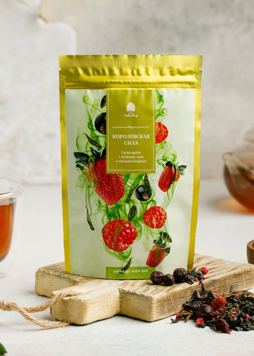 ★ Москва ★ Чайный напиток Саган-дайля с зелёным чаем и лесными ягодами, 50 г