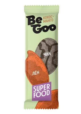 Батончик орехово-фруктовый BeGoo кокос + манго, 40 г