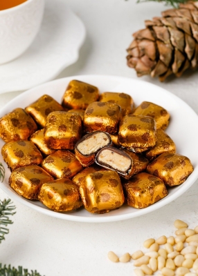 Кедровый марципан с облепихой, 1 конфета