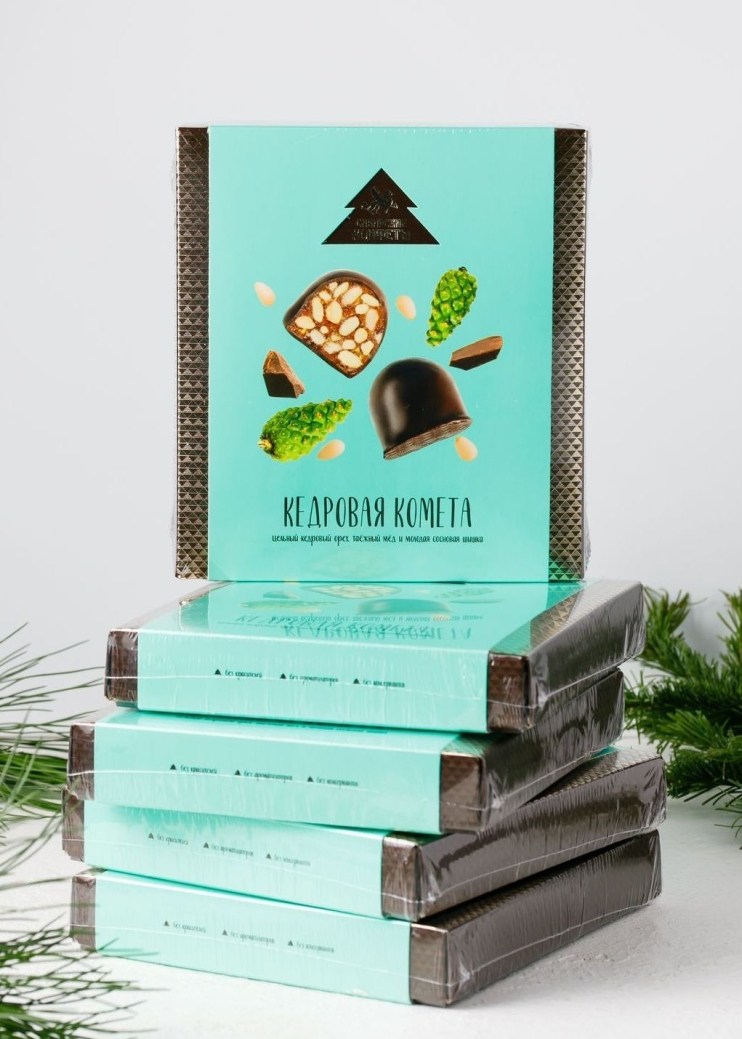 Кедровая комета с сосновой шишкой, 120 г — 5 коробок