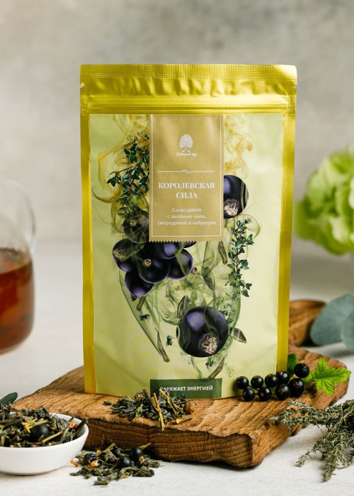 ★ Москва ★ Чайный напиток Саган-дайля с зелёным чаем, смородиной и чабрецом, 50 г