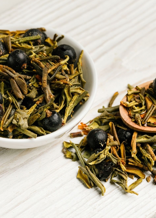 ★ Москва ★ Чайный напиток Саган-дайля с зелёным чаем, смородиной и чабрецом, 50 г