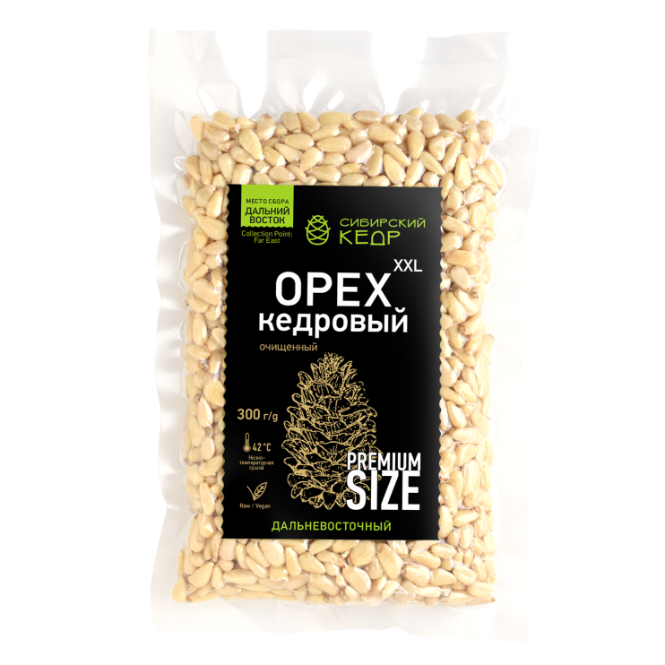 Ядро кедрового ореха, 300 г | Дальний Восток