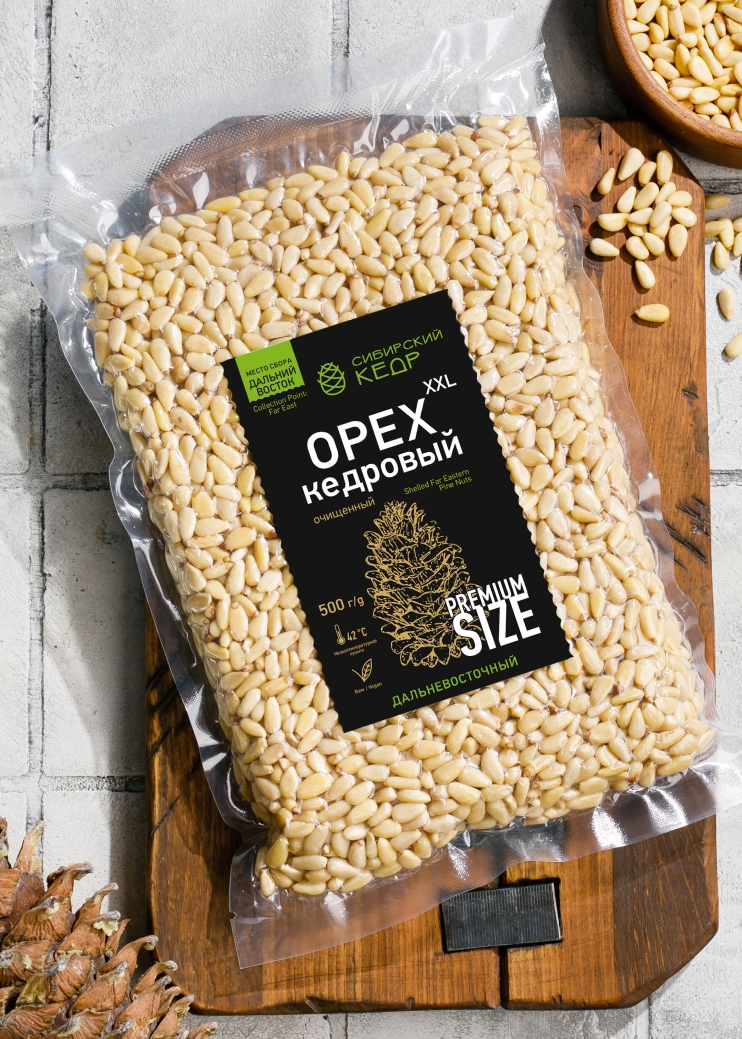 Ядро кедрового ореха, 500 г | Дальний Восток