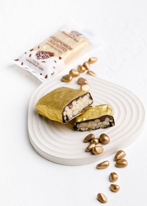 ★ Москва ★ Батончик «Кедровое золото», 630 г | шоу-бокс — 18 батончиков