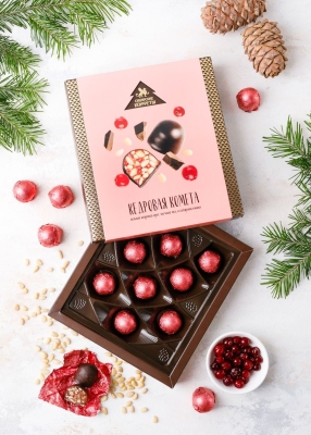 Кедровая комета с клюквой, 120 г — 5 коробок