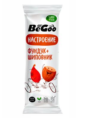 Батончик орехово-ягодный BeGoo фундук + шиповник, 40 г