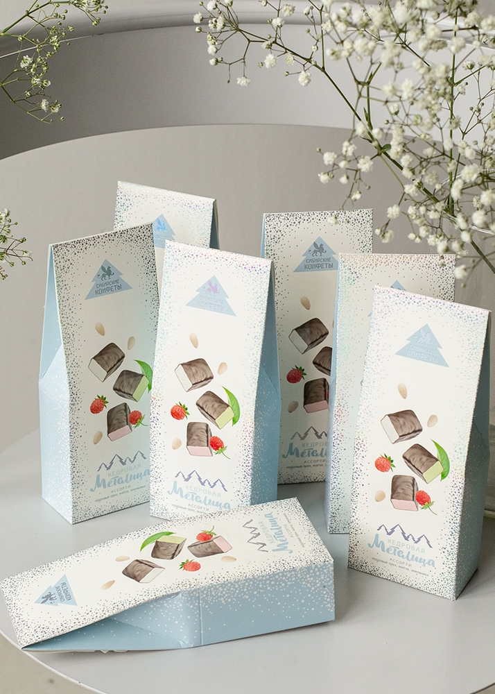 Кедровая метелица ассорти, 75 г — 7 коробок