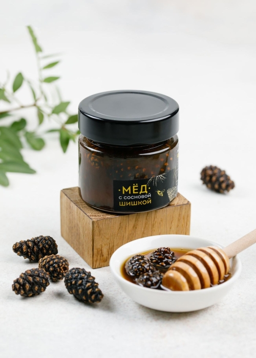 Мёд Cedar Immuno с сосновой шишкой, 100 г
