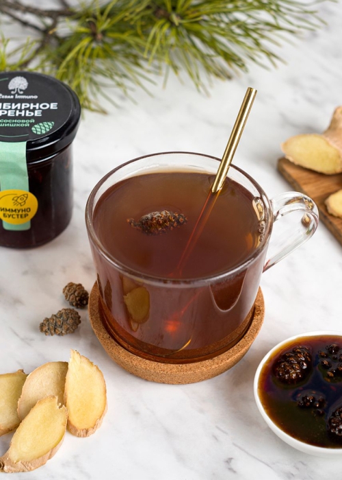 ★ Варенье имбирное с сосновой шишкой Cedar Immuno, 170 г