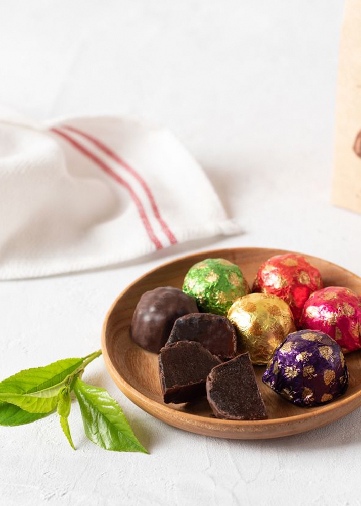 Мармеладные конфеты «Ягодень» ассорти, 85 г | мини-набор — малина, облепиха, сосновая шишка, брусника, смородина