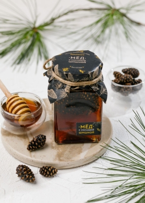 Мёд Cedar Immuno с сосновой шишкой, 250 г