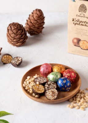 Кедровый грильяж ассорти, 70 г — 7 коробок