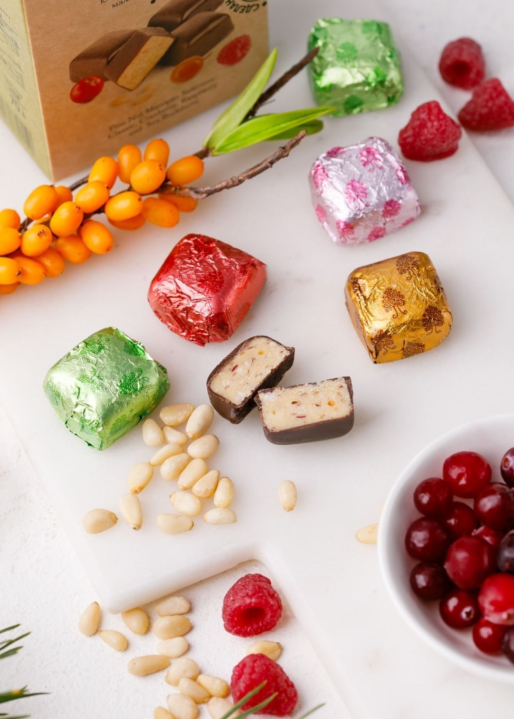 Кедровый марципан ассорти, 70 г — 7 коробок