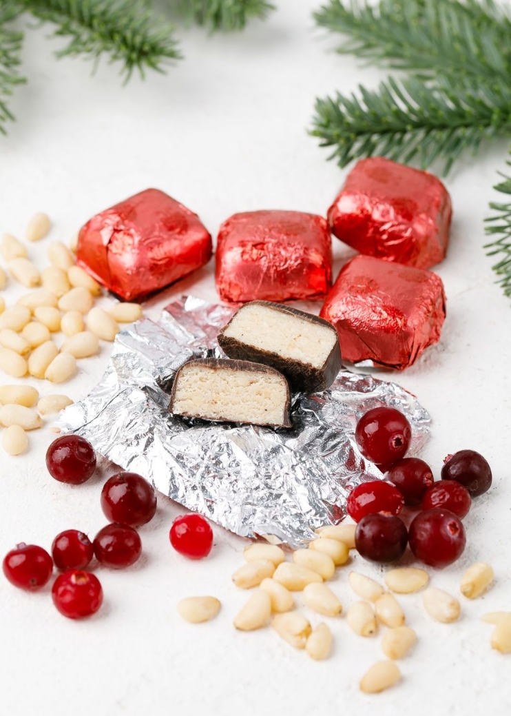 Кедровый марципан с клюквой, 1 кг