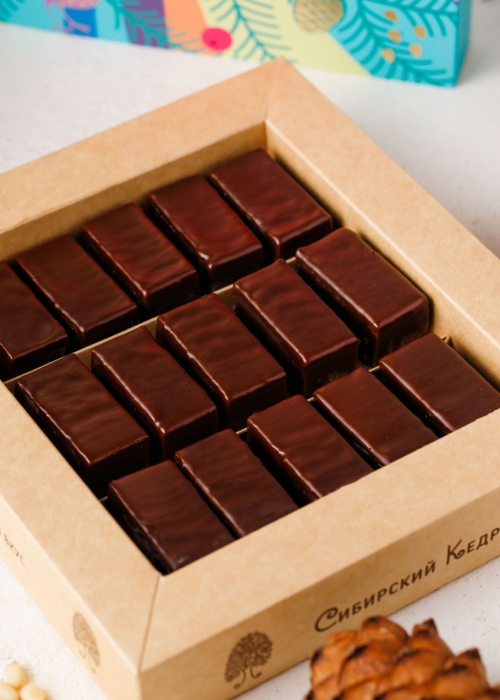 Кедровая птичка, 180 г — классика, земляника, смородина — 5 коробок