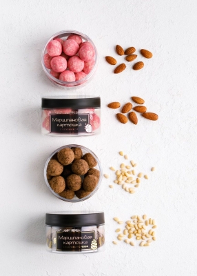 Марципановая картошка с клубникой, 160 г