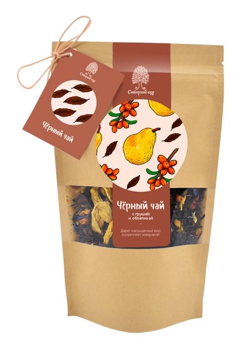 ★ Москва ★ Чай чёрный с грушей и облепихой, 40 г