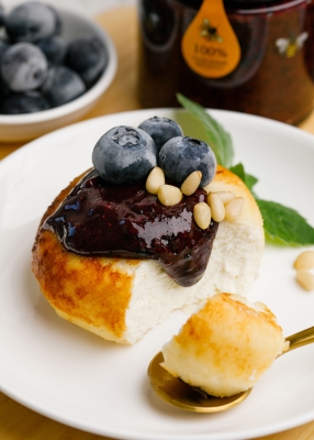 Крем-мёд с черникой и кедровым орехом, 180 г