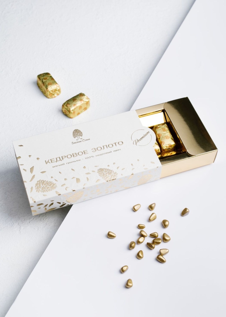 Мягкий грильяж «Кедровое золото», 85 г