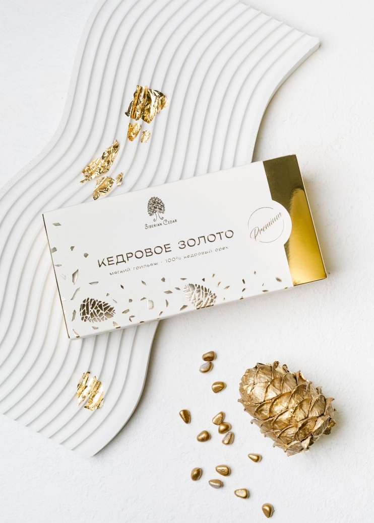 Мягкий грильяж «Кедровое золото», 85 г