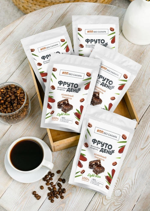 ★ Москва ★ Финиковые конфеты ‎Фрутодень кофейный трюфель, 150 г