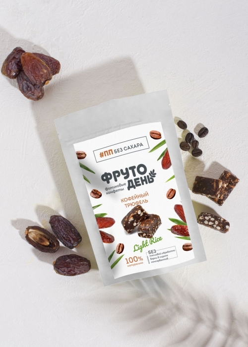 ★ Москва ★ Финиковые конфеты ‎Фрутодень кофейный трюфель, 150 г