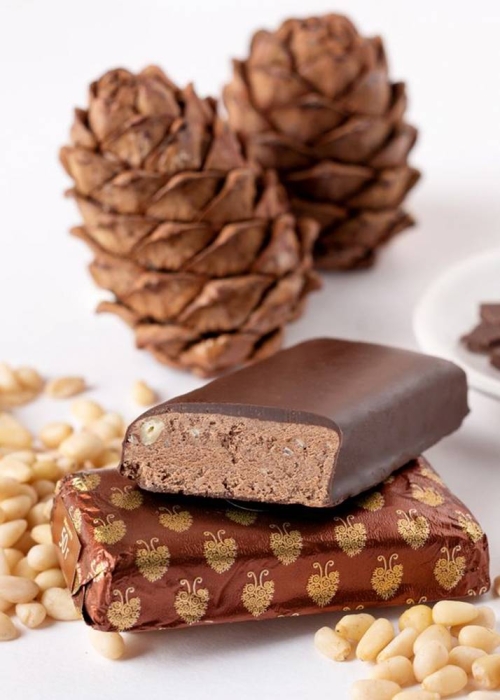 ★ Москва ★ Батончик «Кедровый марципан» шоколадный, 40 г