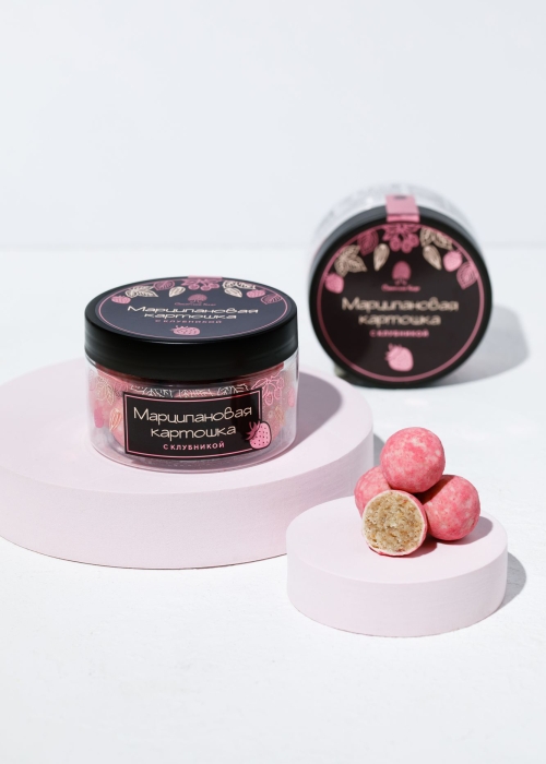 ★ Марципановая картошка с клубникой, 160 г