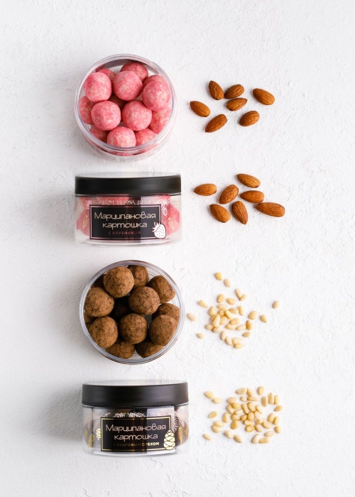 ★ Марципановая картошка с клубникой, 160 г