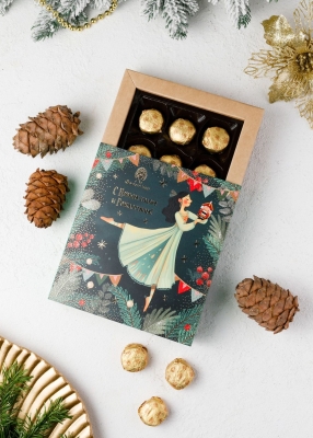 Фруктовые конфеты «Фрутодень», 120 г в подарочной обложке «Щелкунчик»