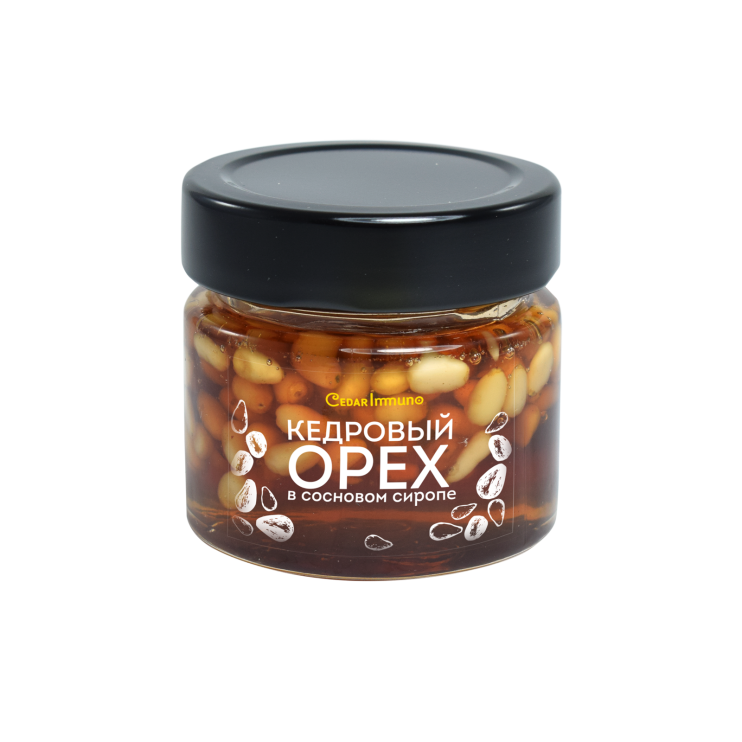 Сосновый сироп с ядром кедрового ореха Cedar Immuno, 100 г