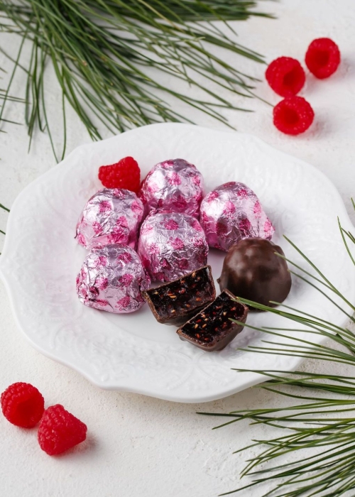 Мармеладные конфеты «Ягодень» с малиной, 1 кг