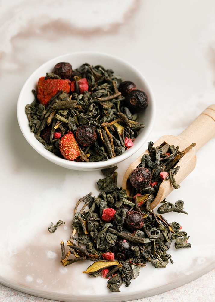 Чайный напиток Саган-дайля с зелёным чаем и лесными ягодами, 50 г